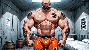 Ai Gay Muscle Men with Big Bulges