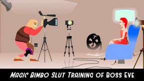 Magic Bimbofication Slut Training of Boss Evangeline