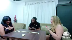 Hottest milf loses nipple bet, gets fucked in Brazilian ass