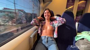 Blowjob on the Train From a Stranger