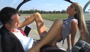 Gina Gerson aka Doris Ivy gets fucked in flying Helicopter