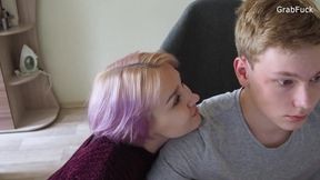Bold Russian beauty surrenders to intense passion during hub