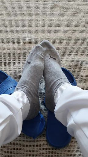 Scented feet to lick, liking cut