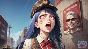 Goggle-hearted Gasm Steam Punk City Scream