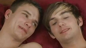 Rough and intense anal sex session for a pair of pretty twinks