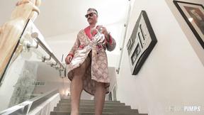 ”Tatted Brunette Babe Evelin Stone Prefers Massaging Prick”