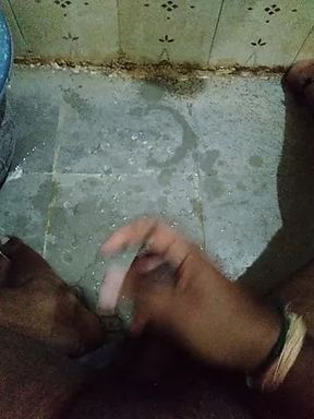 Jerking in Bathroom