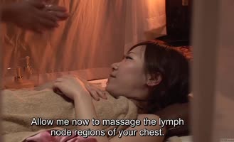 Busty Japanese Spa Delights: Subtitled Oil Massage
