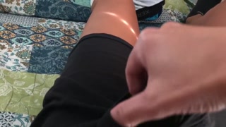 Jerking in Boxer Briefs leads to Huge Load