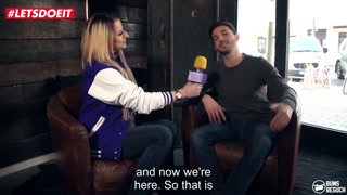 German Stud Gets To Show His Big Dick Casting Porn #LETSDOEIT