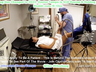 $CLOV Doctor Tampa Examines His Newest Specimen, Virgin Orphan Jasmine Rose Who's Been Adopted By Worthwhile Samaritan Health Labs As Their Newest "Corporate Slaves" @CaptiveClinic.com