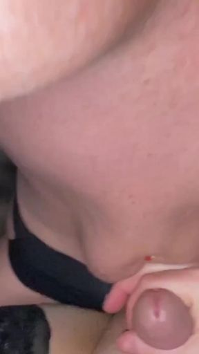 MILF Hotwife  fucks  her sissy trans female hubby with strap on Amateur POV   Clip 1