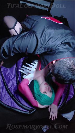 Aerith x Morrigan Darkstaklers Cosplay. Angle #2
