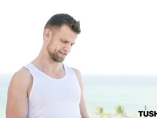 TUSHY Anal-Insane Yoga Instructor Sandra Lyd Sneaks Away With Married Dude For Secret Anal