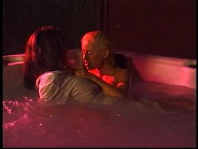 lesbins enjoying sex in bathtub