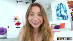 Hot teen in stockings likes anal sex so freaking much