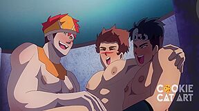 Car Toon In Threesome For Halloween
