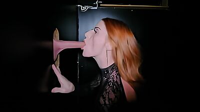 I sucked a stranger's big dick at a glory hole!