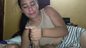 My Beautiful Latin Stepmom Gives Me an Amazing Blowjob and Then We Fuck with My Sex Tantaly Doll