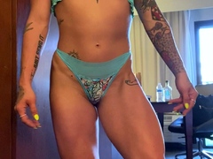 Amateur pantyhouse webcam teen strips and strokes her vagina