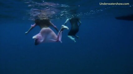 Hot girls on tenerife in the sea