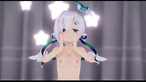Amane Kanata Hentai Hololive Undress Sex Dance Mmd 3D Dark Green Star