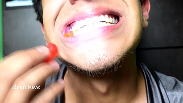 Eating gummy bears