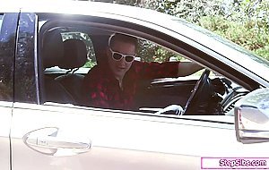 Lucky stranger fucking sexy stepsibling hitch hikers