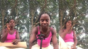 crazybitch loves to unbox packaged infront of strangers