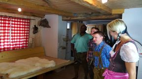 Blonde Babe From France Got Pounded in the Ir Foursome