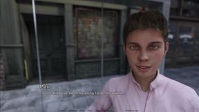 Kissed My Gorgeous Futa Girlfriend Juliette Before Boarding on Bus in Public