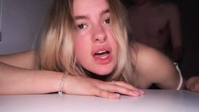 Rough Fuck with Submissive College Girl - Mira David