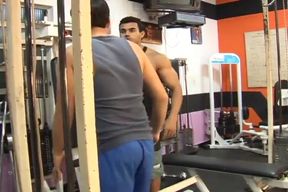 In the gym fuck me till I cum hard