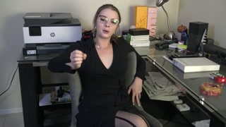Sexy CEO Lola Leda smokes while you stroke (Trailer- Full vid on OF &amp; MV)