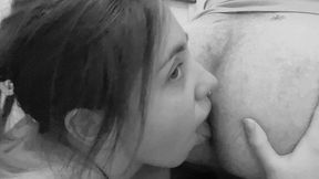 pornellia sucking hard with tongue a beautiful asshole