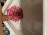 Pissing in Public Urinal