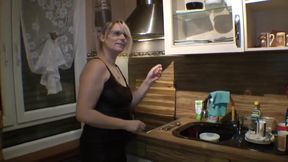 Cumshot on the Glasses MILF