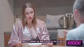 Stepson Lose Keys From The Apartment And Came To Stepmom For Share Bed. What Happens At Morning?