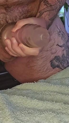 Gay Bear Tries New Toy