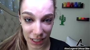 Stunning PAWG Bobbi Dylan receives a facial from big cocked landlord Alex Legend
