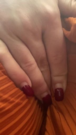 Through Skirt Masturbation
