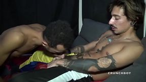 BAREBACK Complete amator french porn video homemade with french twink wit big cock fucked anal by their straight frienc curious for sex, exihb or public cruisin