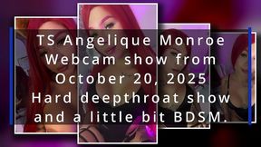 ts angelique monroe - webcam show from october 20, 2025
