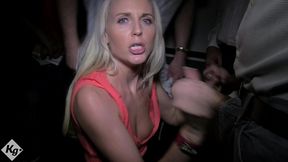 sexy blonde cum slut lexi lou visits the sex cinema to suck off a bunch of horny guys