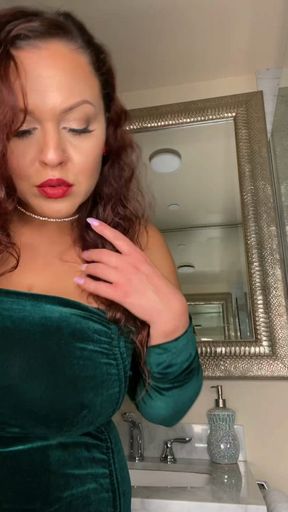 Classy But Sneaky 2: Redhead Milf Sneaks Away At A Party To Masturbate