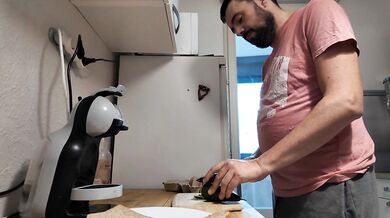 Free Use Daddy Destroys Tattooed MILF Creampie Squirt Kitchen Fuck