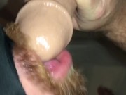 Unboxing, Testing ( Oral Creampie), & Review of Doc Johnson’s Realistic Squirting Dildo