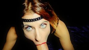 Natali Fiction - Vampire Blowjob Pov Cosplay Halloween