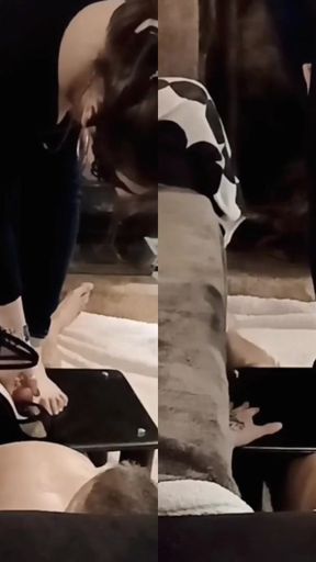 Thrilling moment from "Miss cataleya cocktrampling 2 parts two big cumshots"