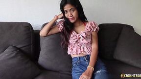 Thai chick has a cute face but she's a menace in bed with insatiable cocks